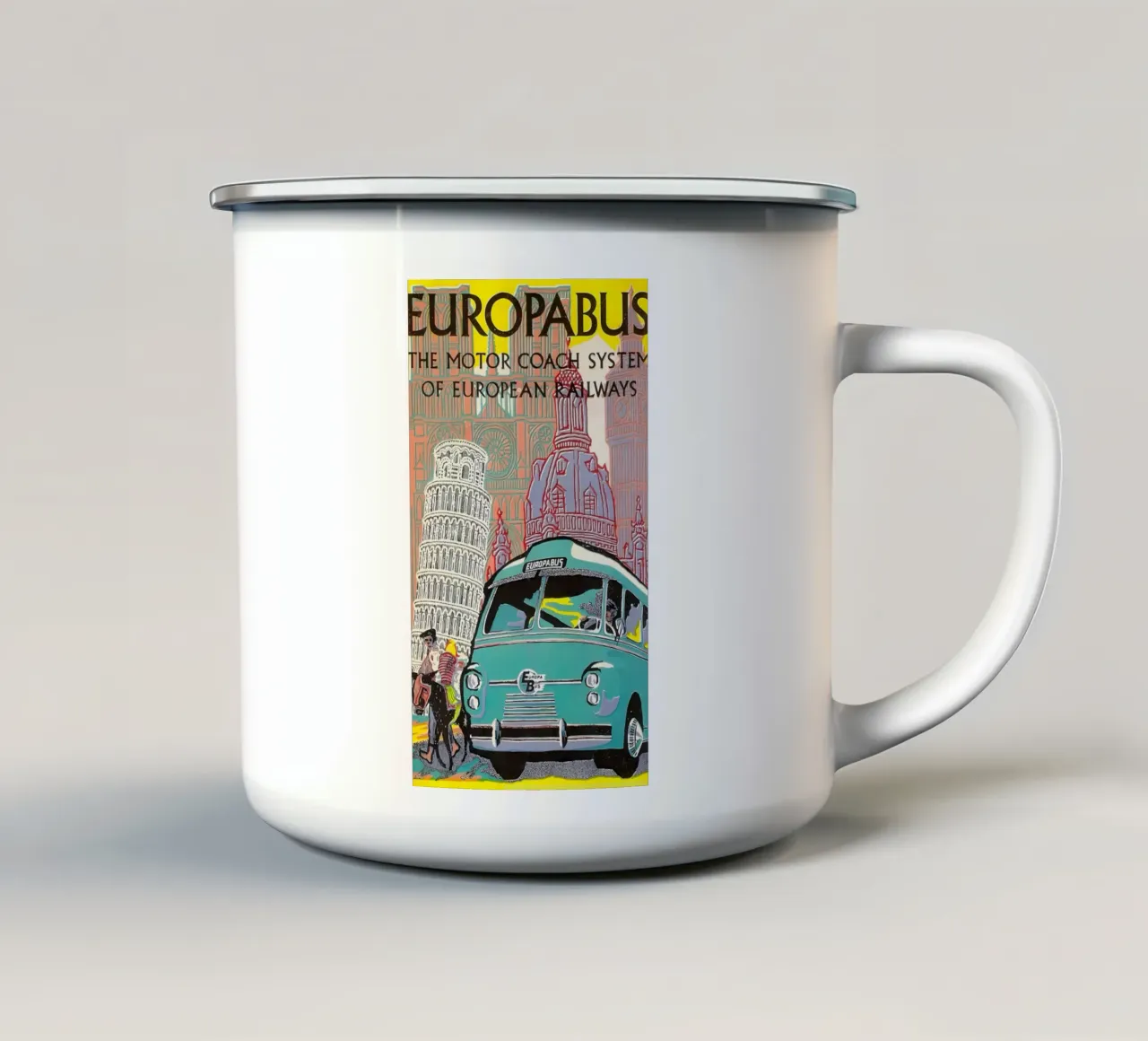 Europabus tazza in smalto da mazzihanq