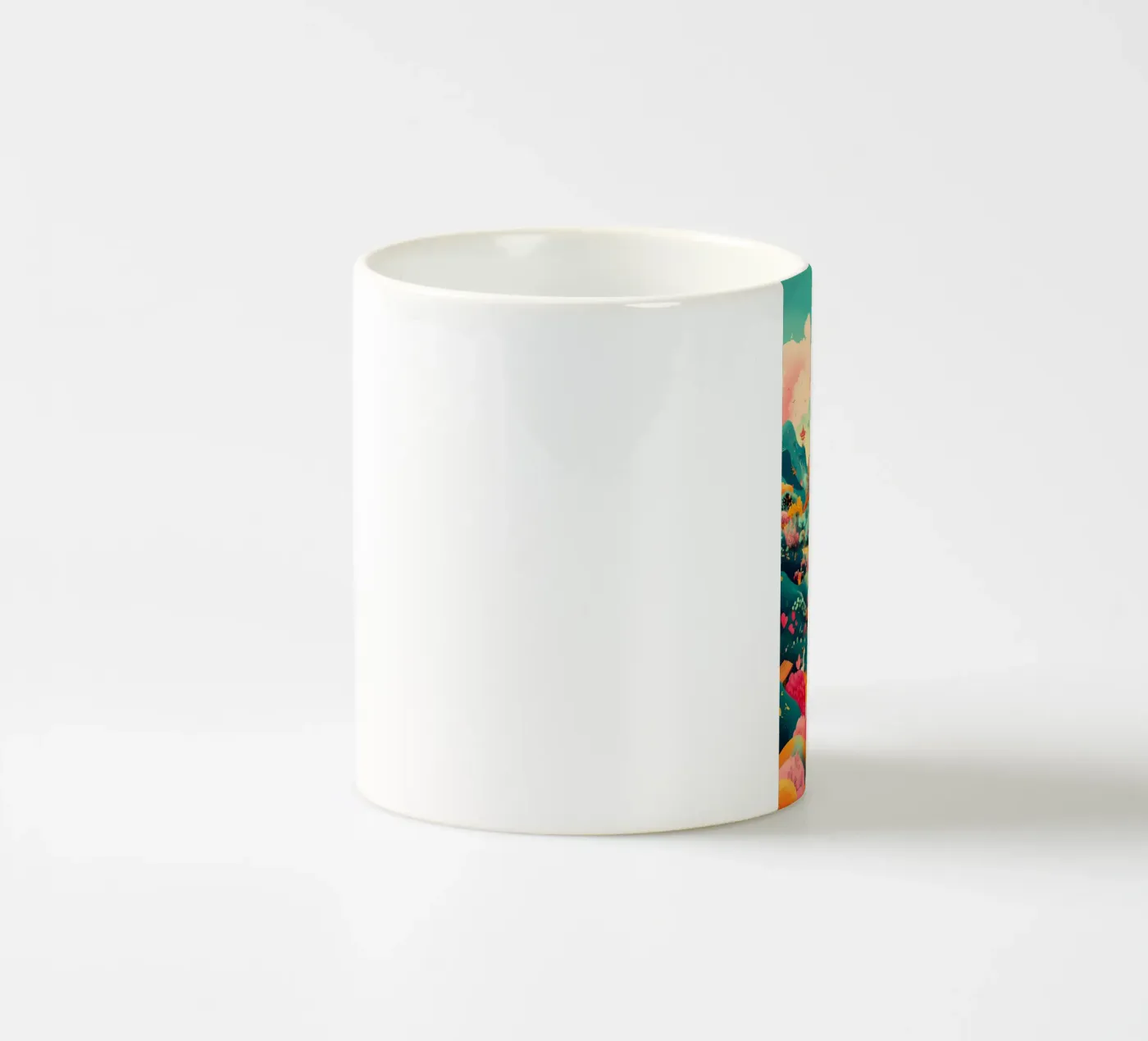landscape ceramic mug by khoaimi