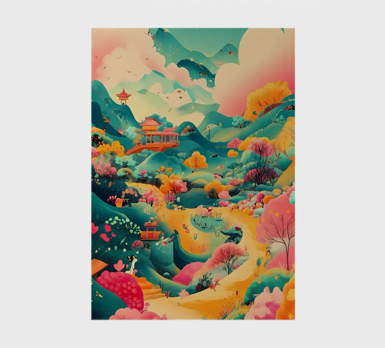 paysage carnet de notes de khoaimi