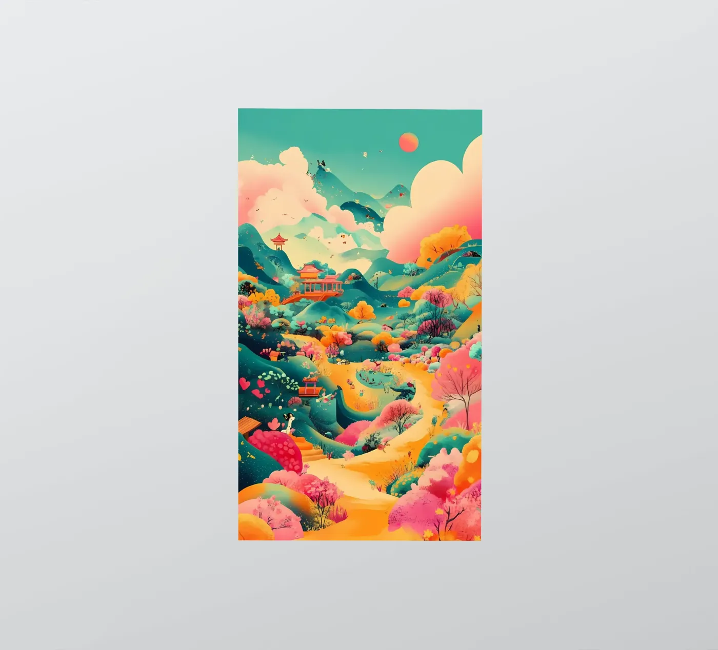 landscape sticker by khoaimi