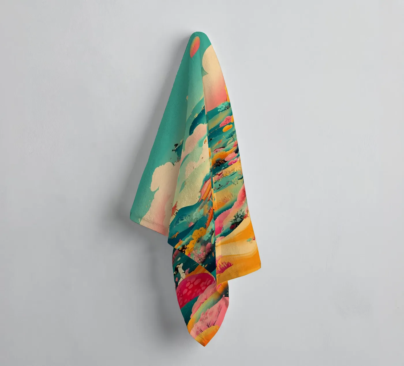 landscape towel by khoaimi