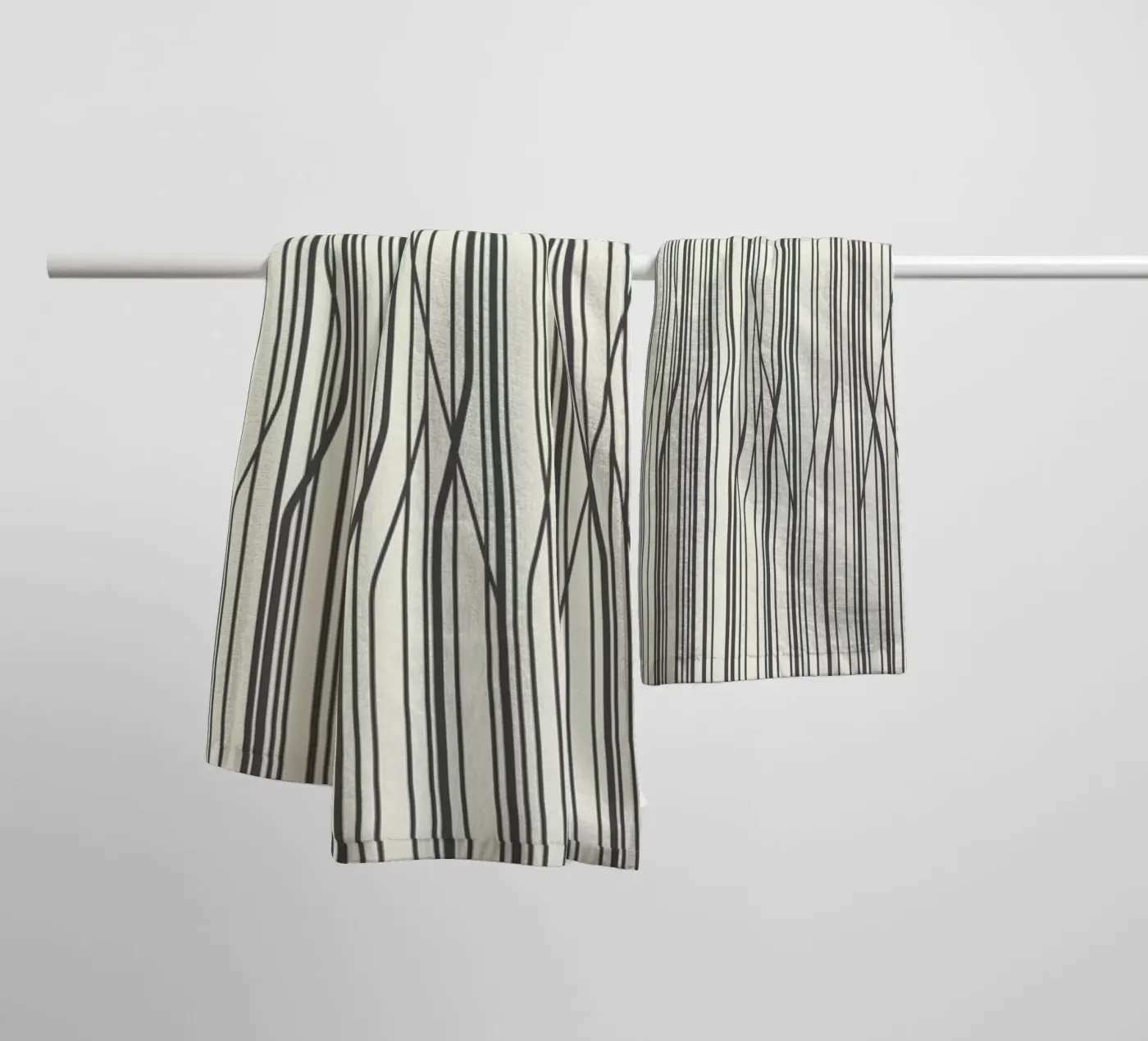 Birch badhanddoek van Bo Lundberg