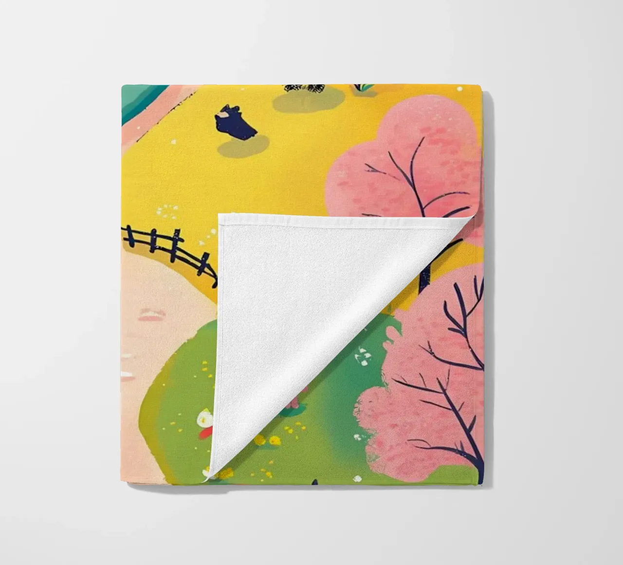landscape beach towel by khoaimi