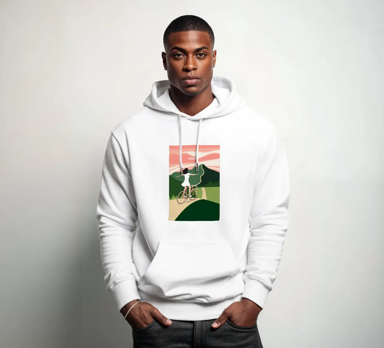Sentirse libre sudadera con capucha de mazzihanq