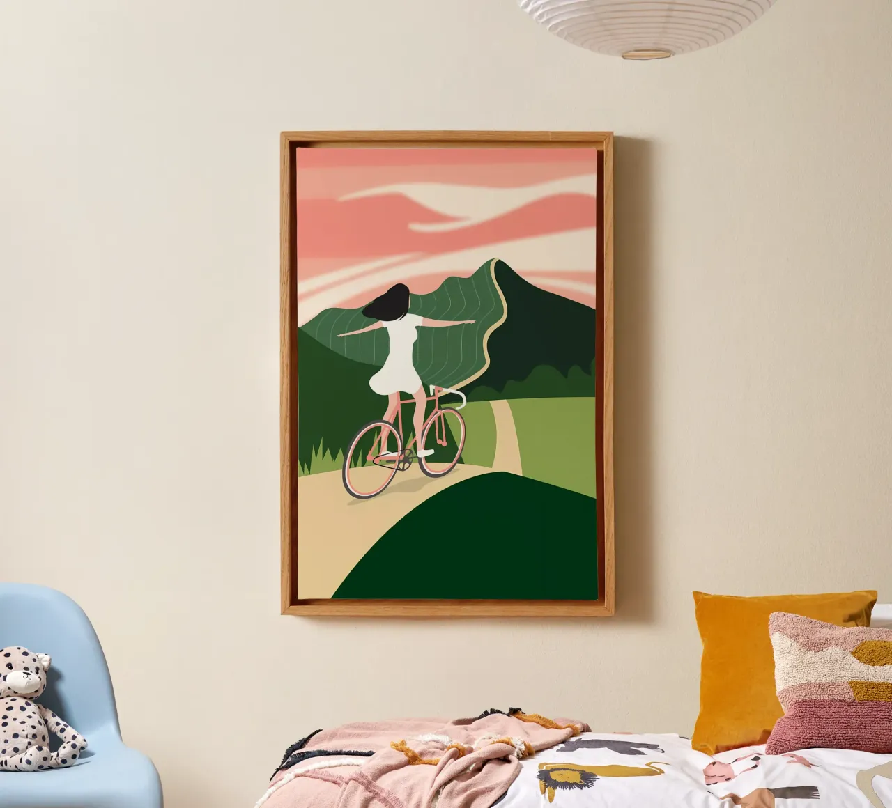 Voel je vrij canvas met Baklijst van mazzihanq