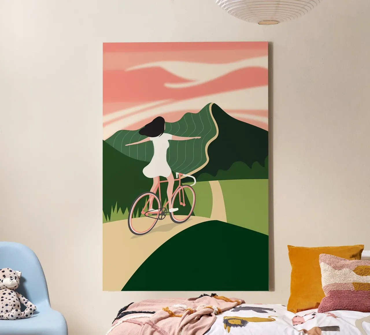 Voel je vrij canvas met Baklijst van mazzihanq