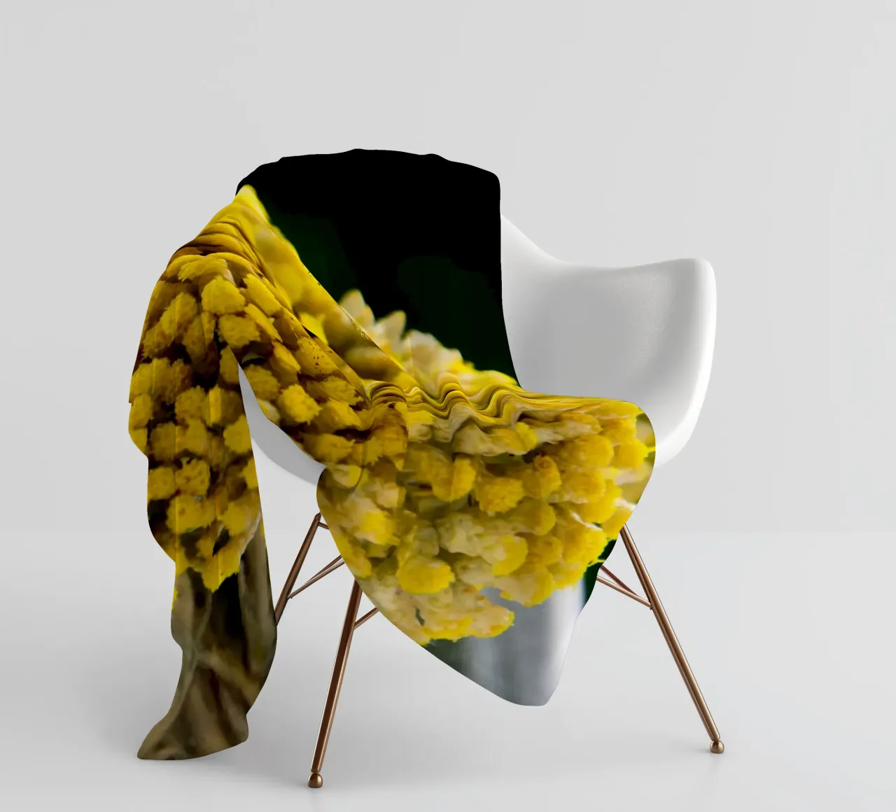 Fiori di curry I coperta in pile da Teresa André