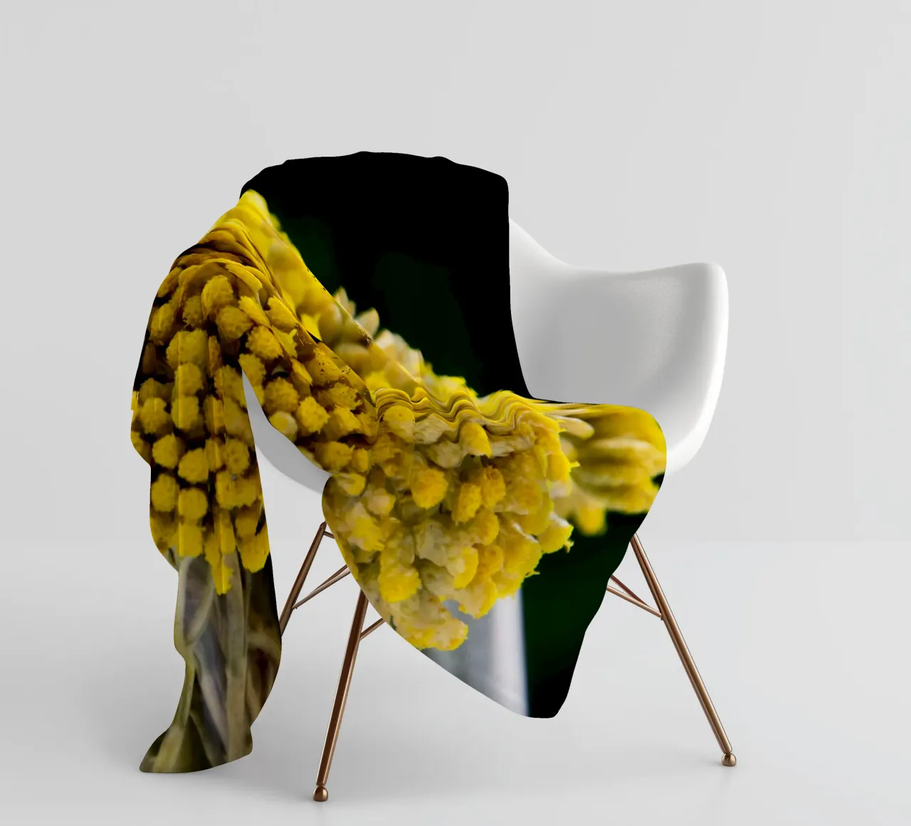 Fiori di curry I coperta in pile da Teresa André