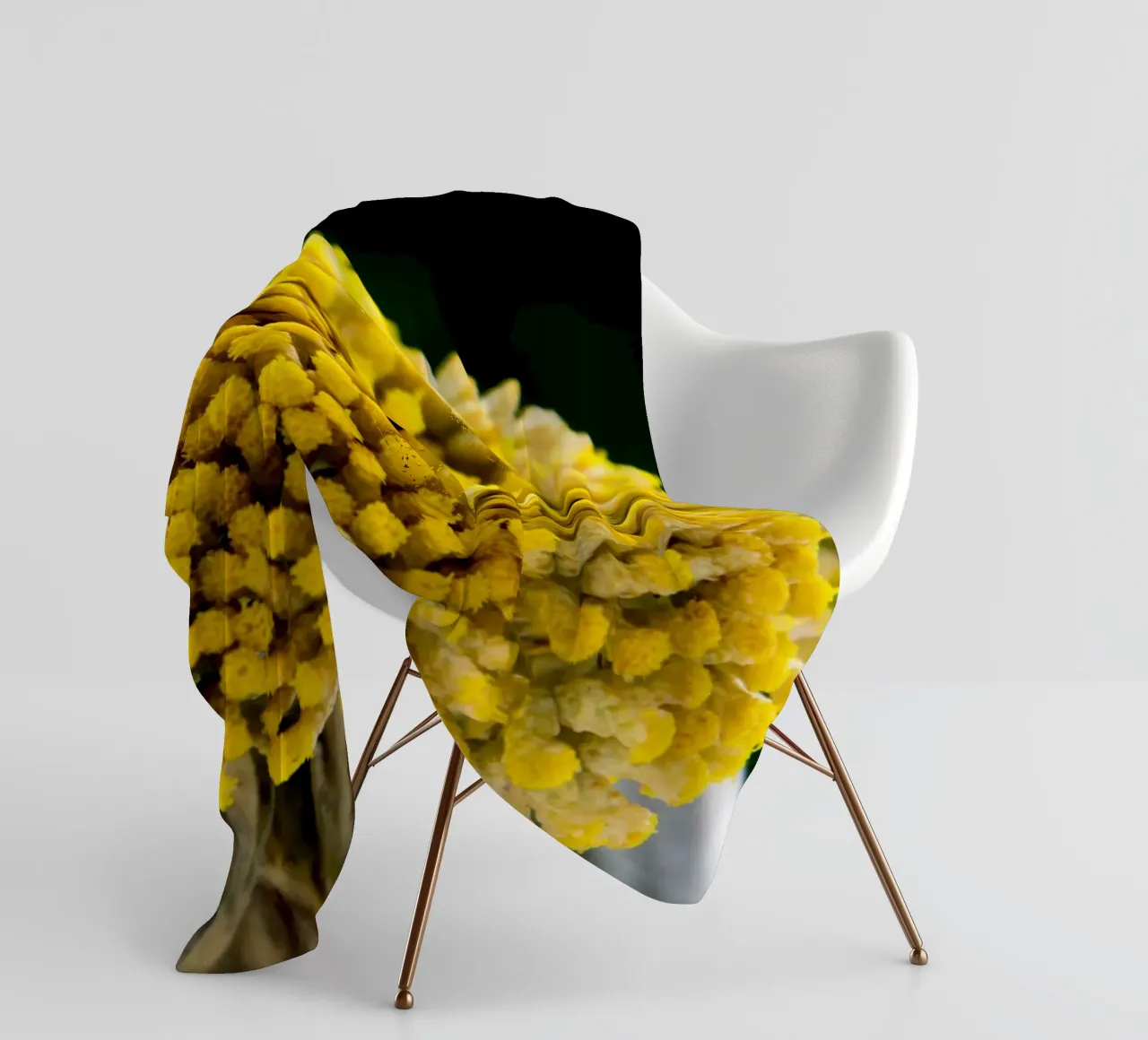 Fiori di curry I coperta in pile da Teresa André