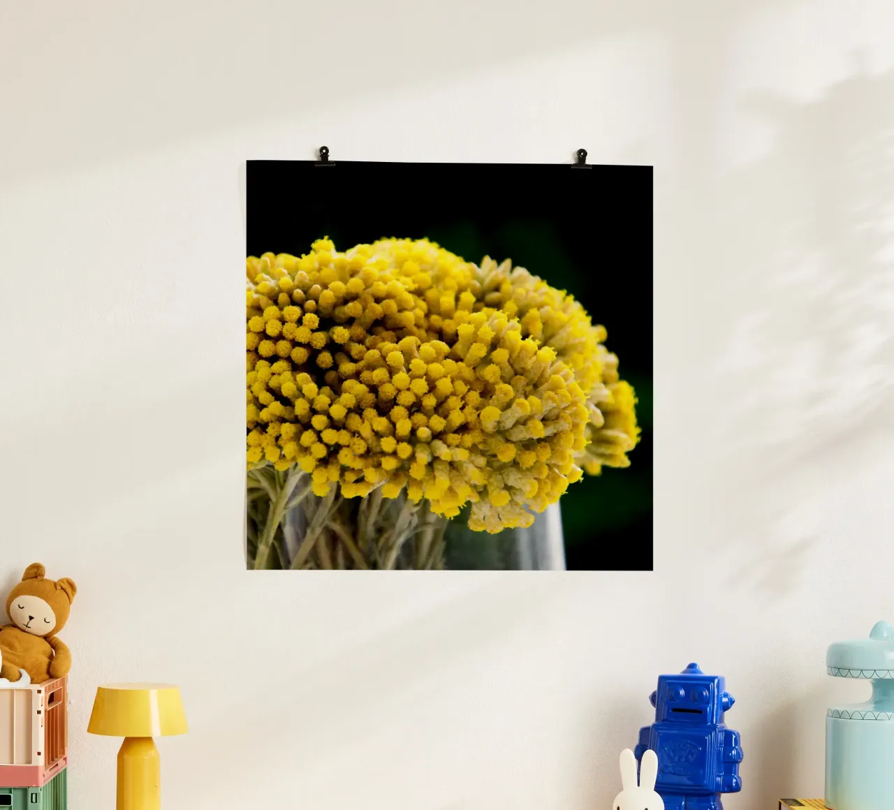 Fiori di curry I poster con telaio in plastica da Teresa André