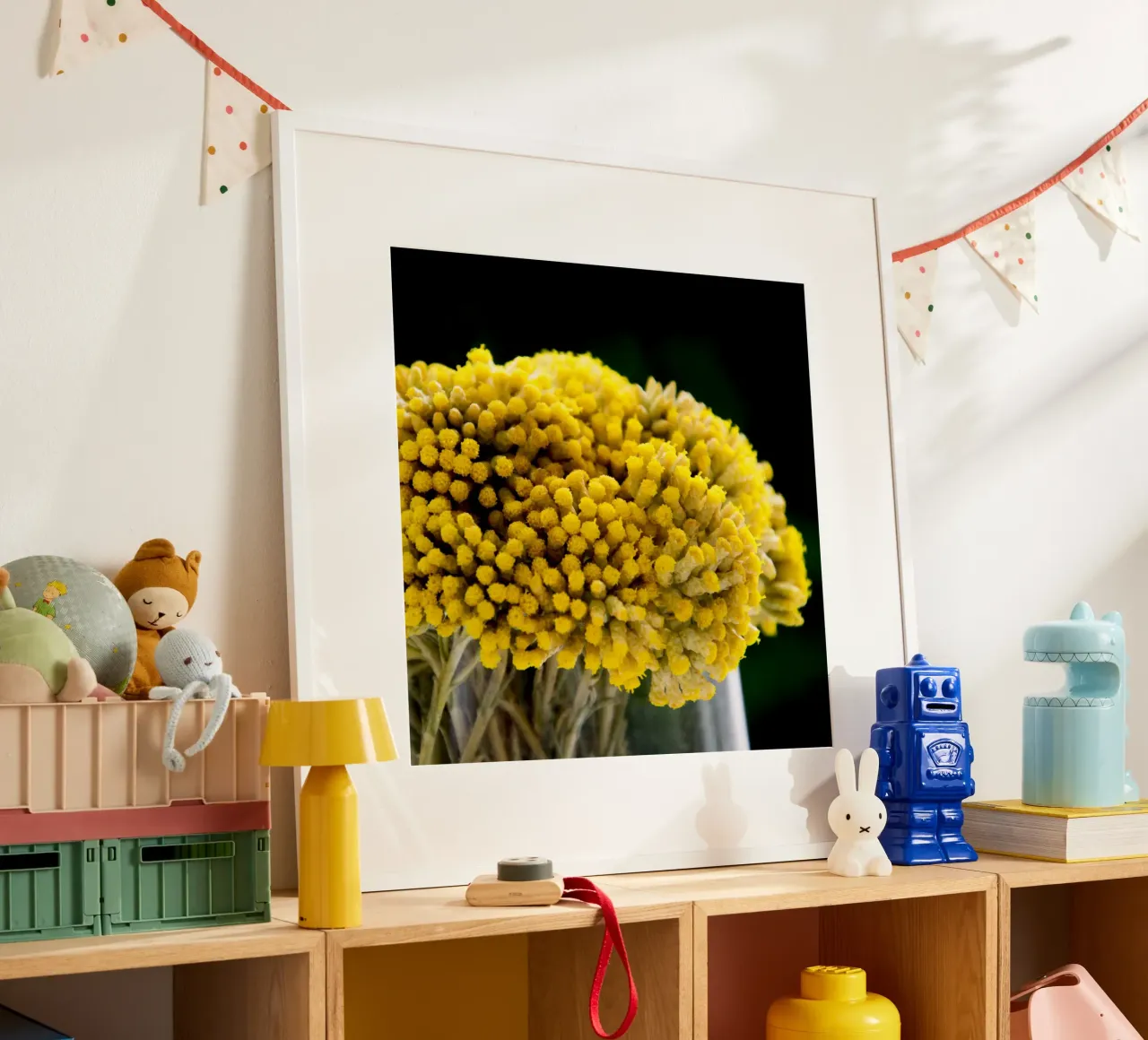 Fiori di curry I poster con telaio in plastica da Teresa André