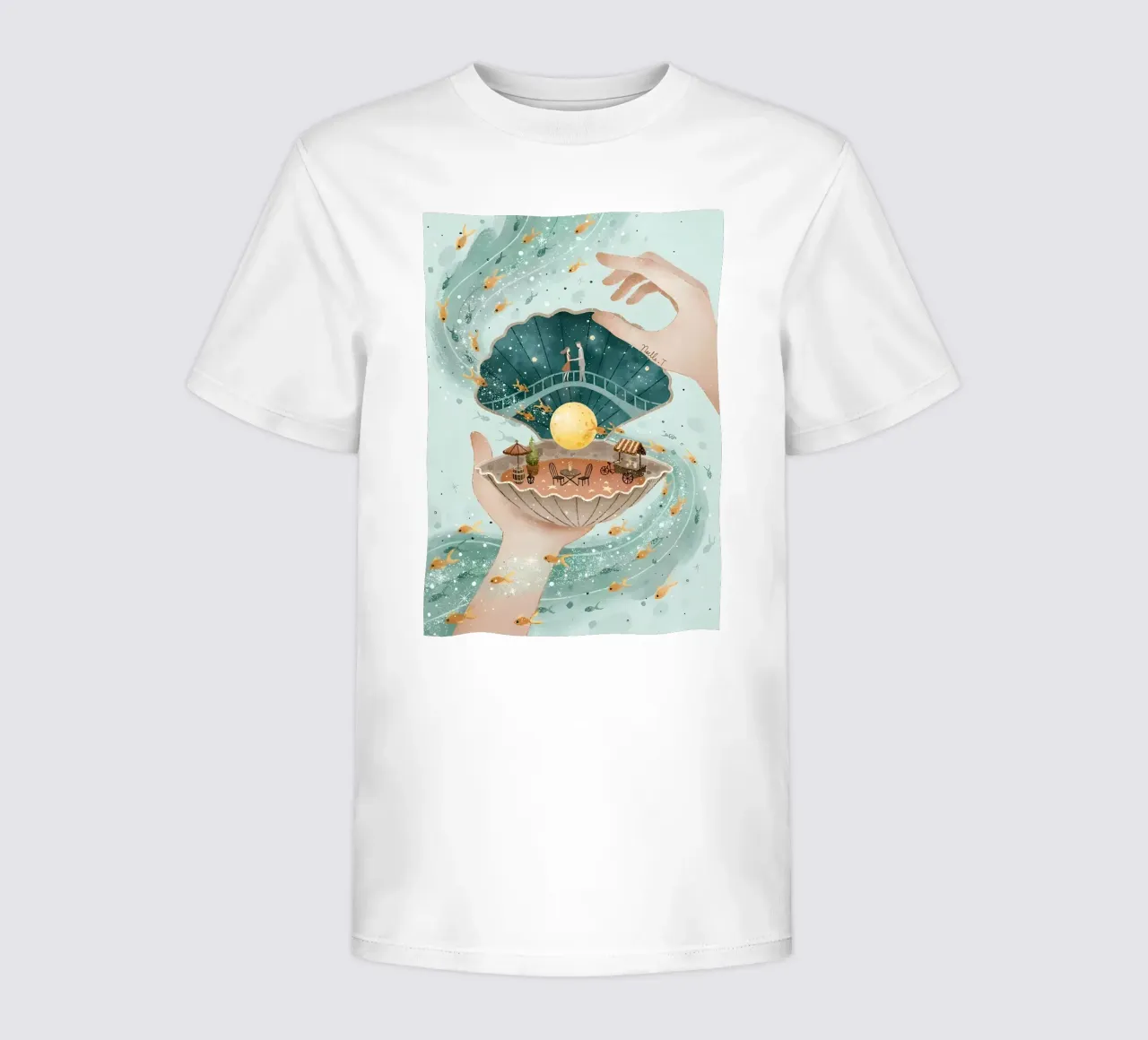 landscape kids t-shirt by khoaimi