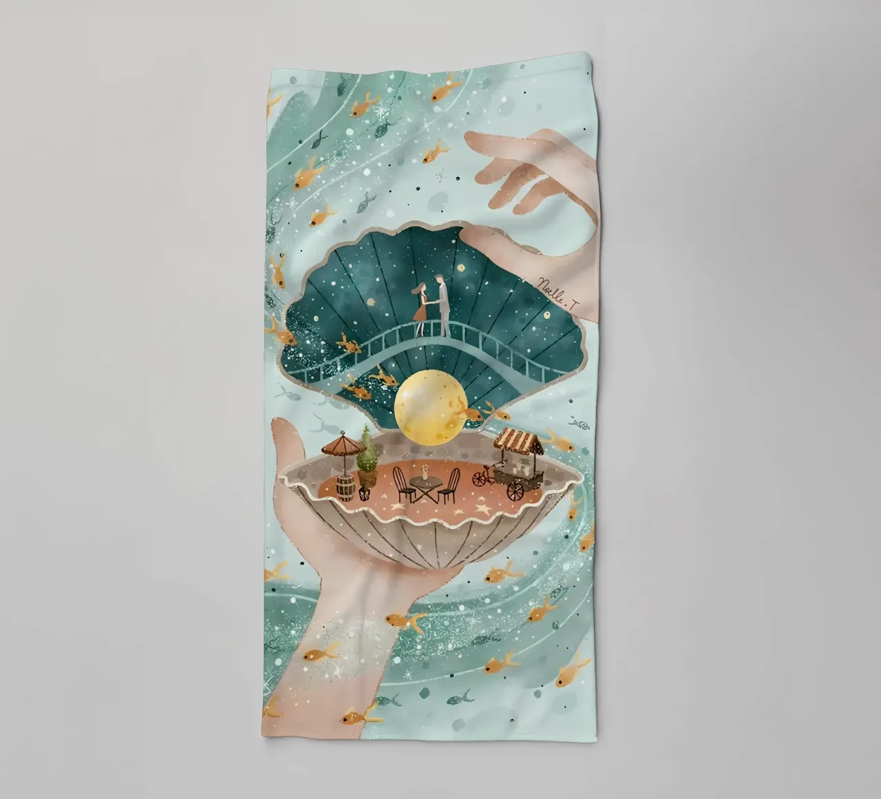 landscape towel by khoaimi