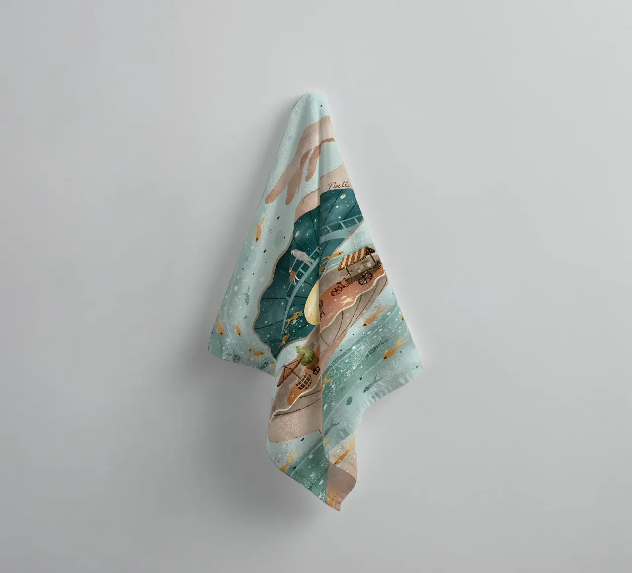 landscape towel by khoaimi