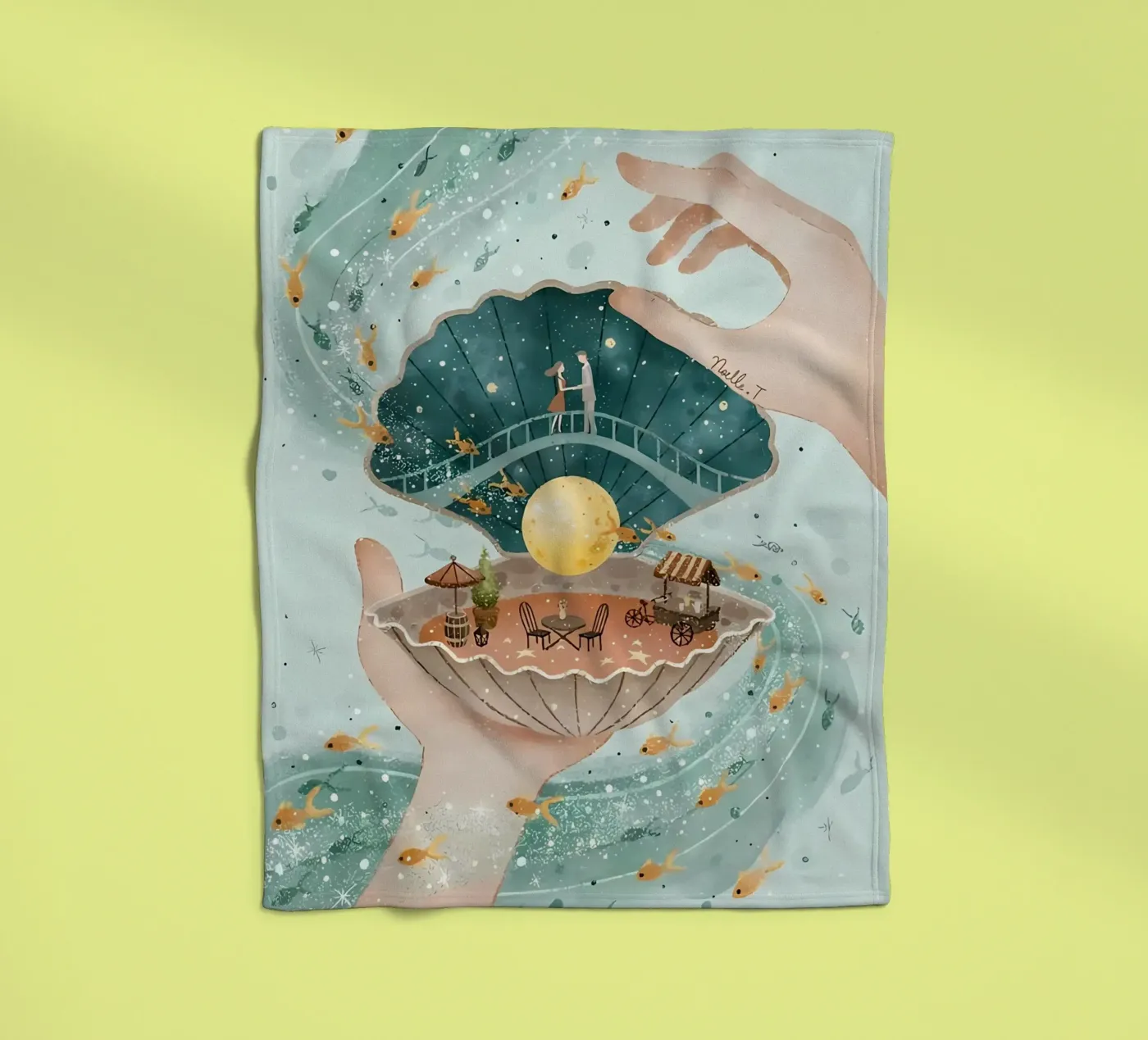 landscape Fleecedecke von khoaimi