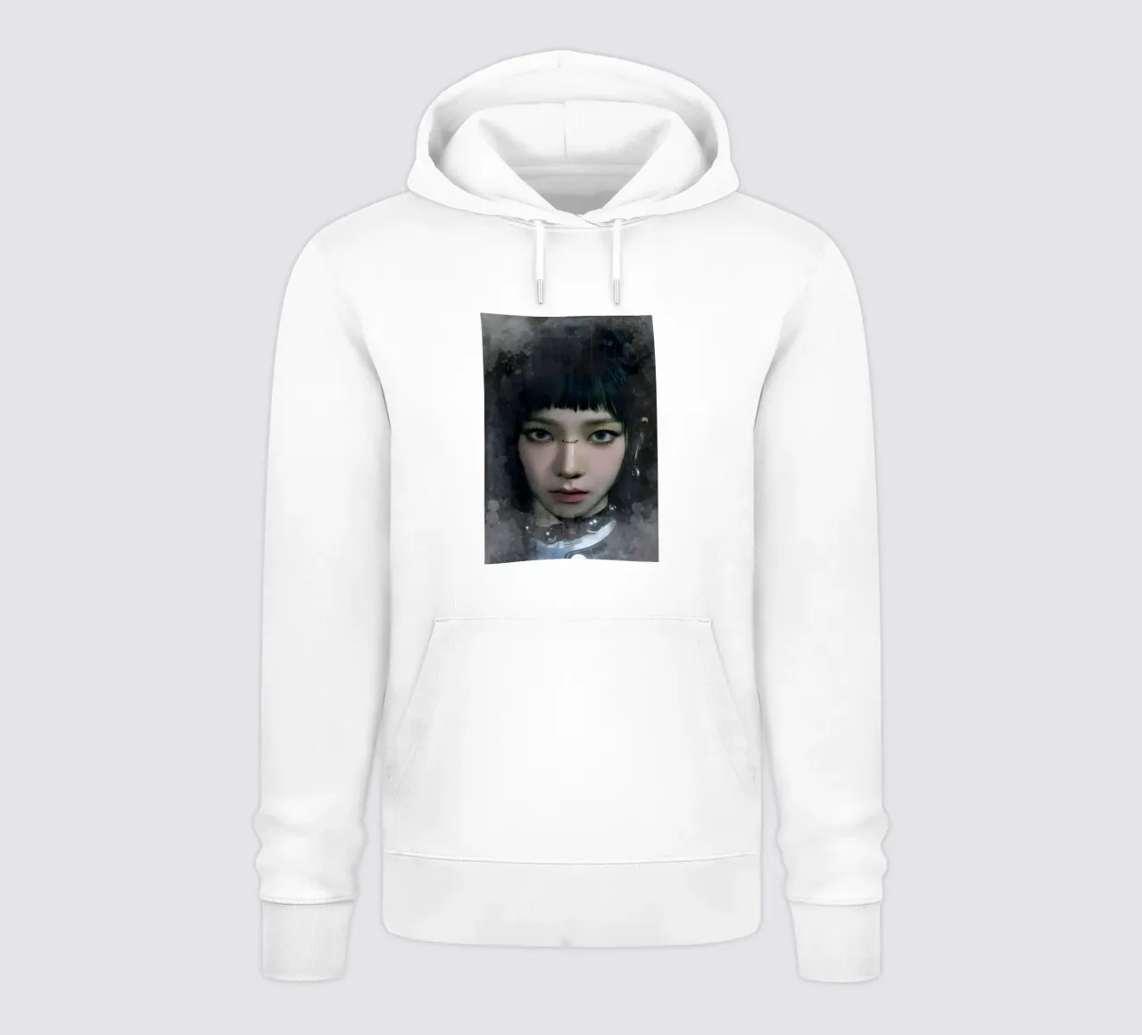 Kpop karina effetto splash felpa con cappuccio da mitom
