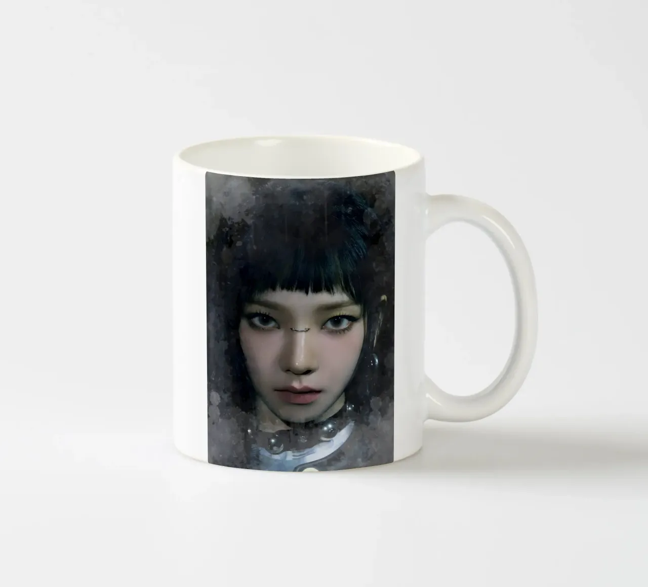 Kpop karina effetto splash tazza in ceramica da mitom