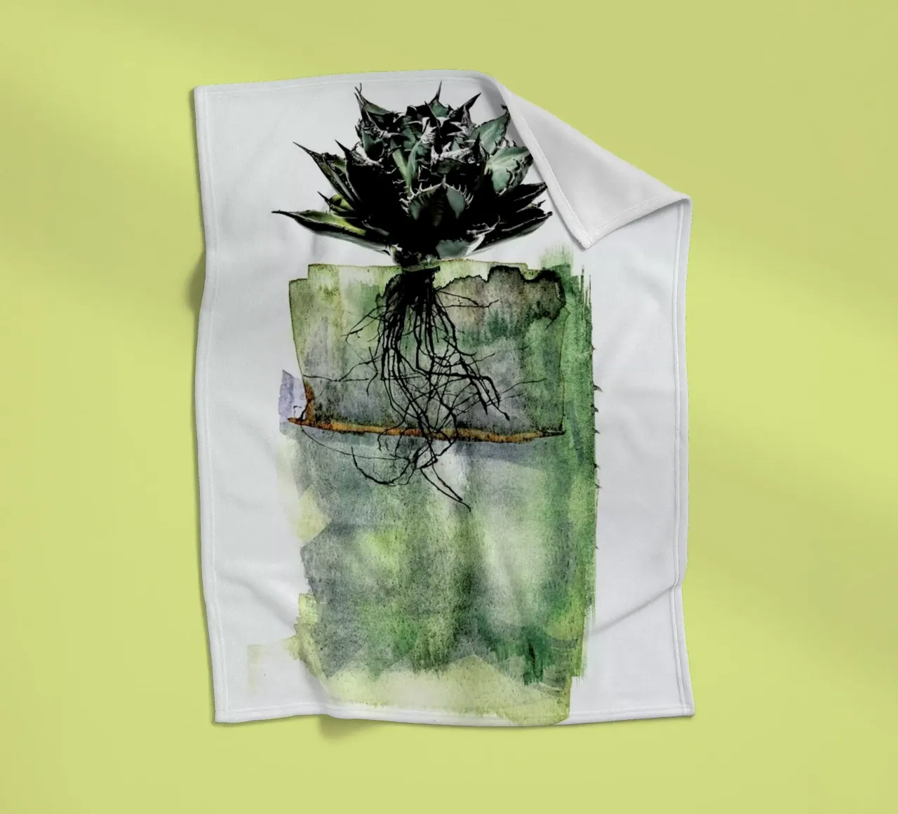 Agave Fleecedecke von Shot By Clint