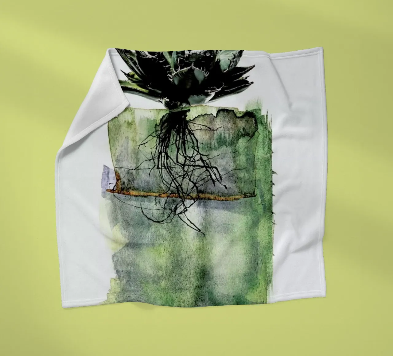 Agave Fleecedecke von Shot By Clint