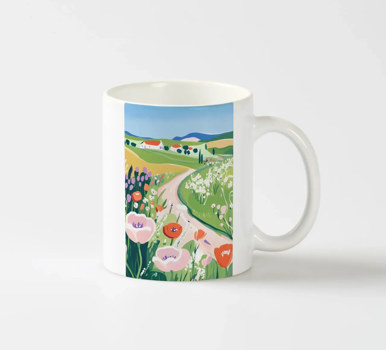 Prato fiorito tazza in ceramica da mazzihanq