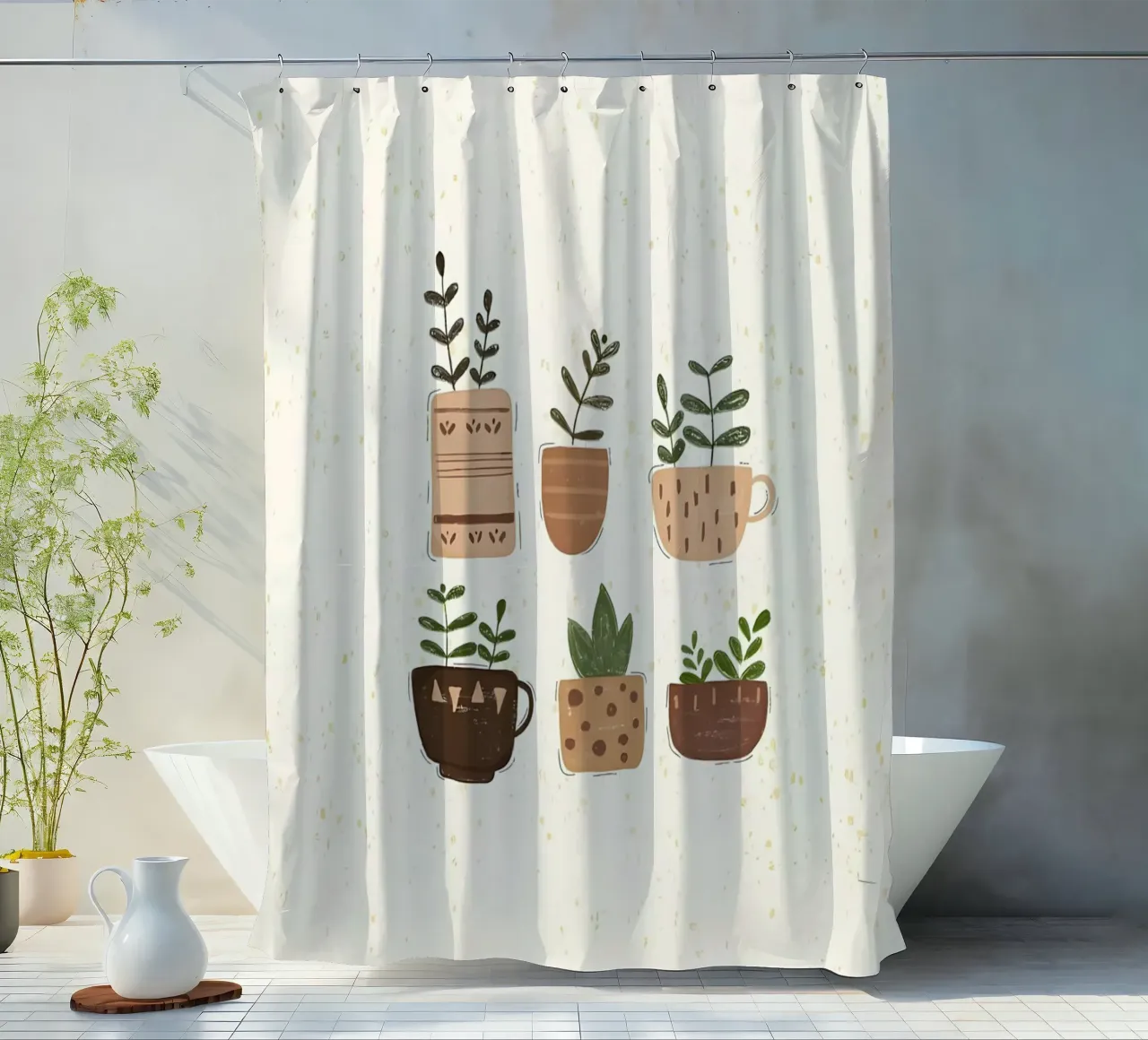 Plants are life shower curtain by khoaimi