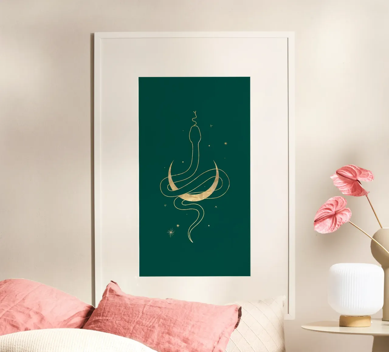 arte minimale poster con telaio in plastica da diadang