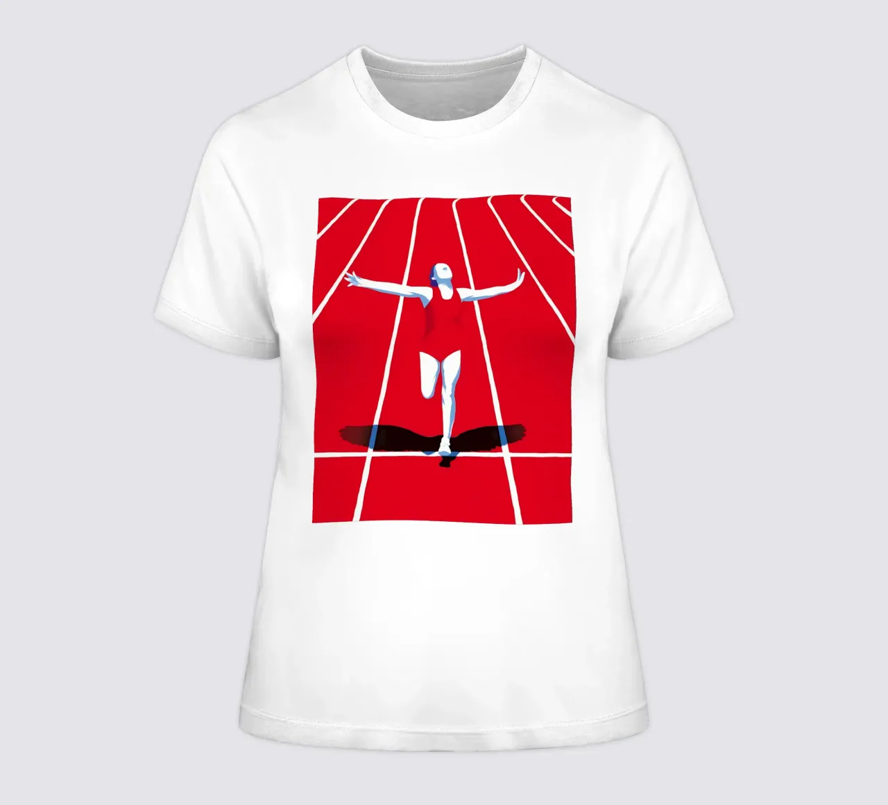 Like the Wind Magazine - Illustrations - Luis Pinto women's fitted t-shirt by khoaimi
