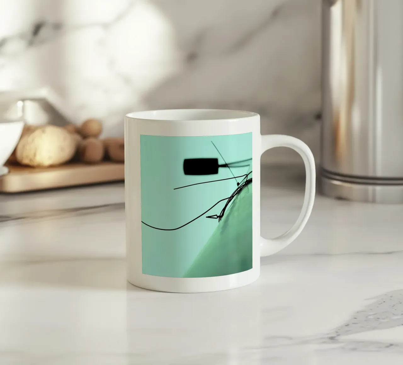 Sputniek tazza in ceramica da Ballack Art House