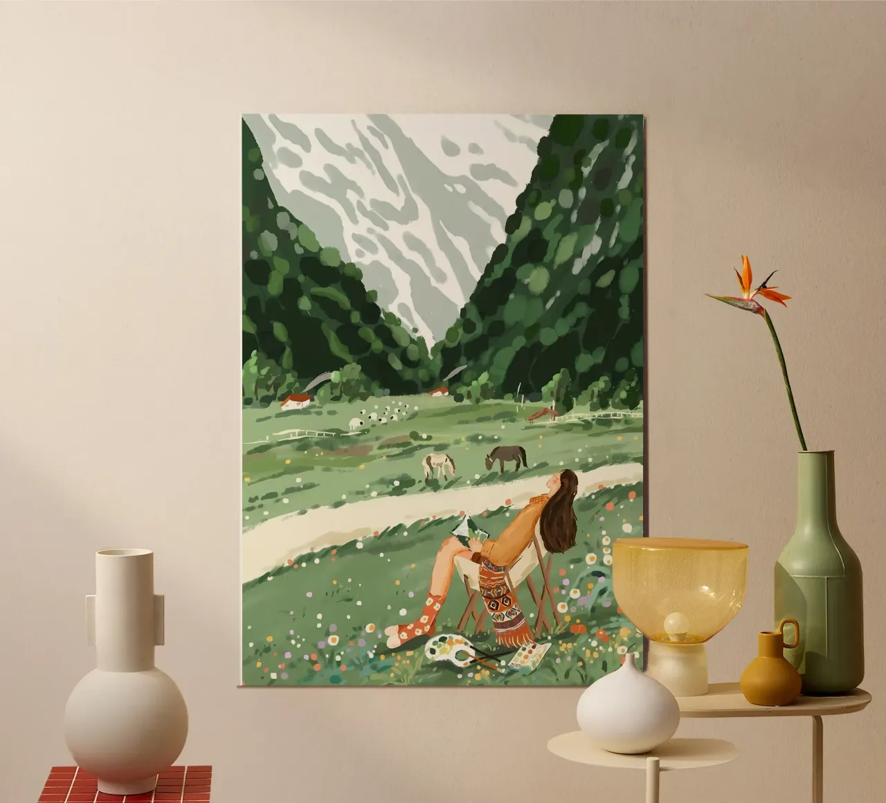paesaggio alluminio dibond da mitom