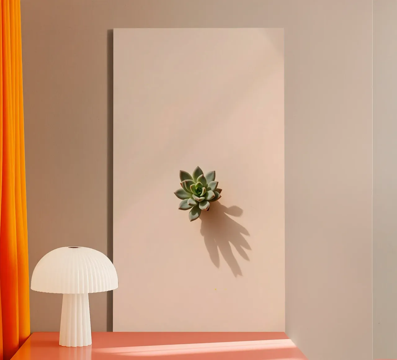 fiore minimale tela con Cornice a cassetta da mazzihanq