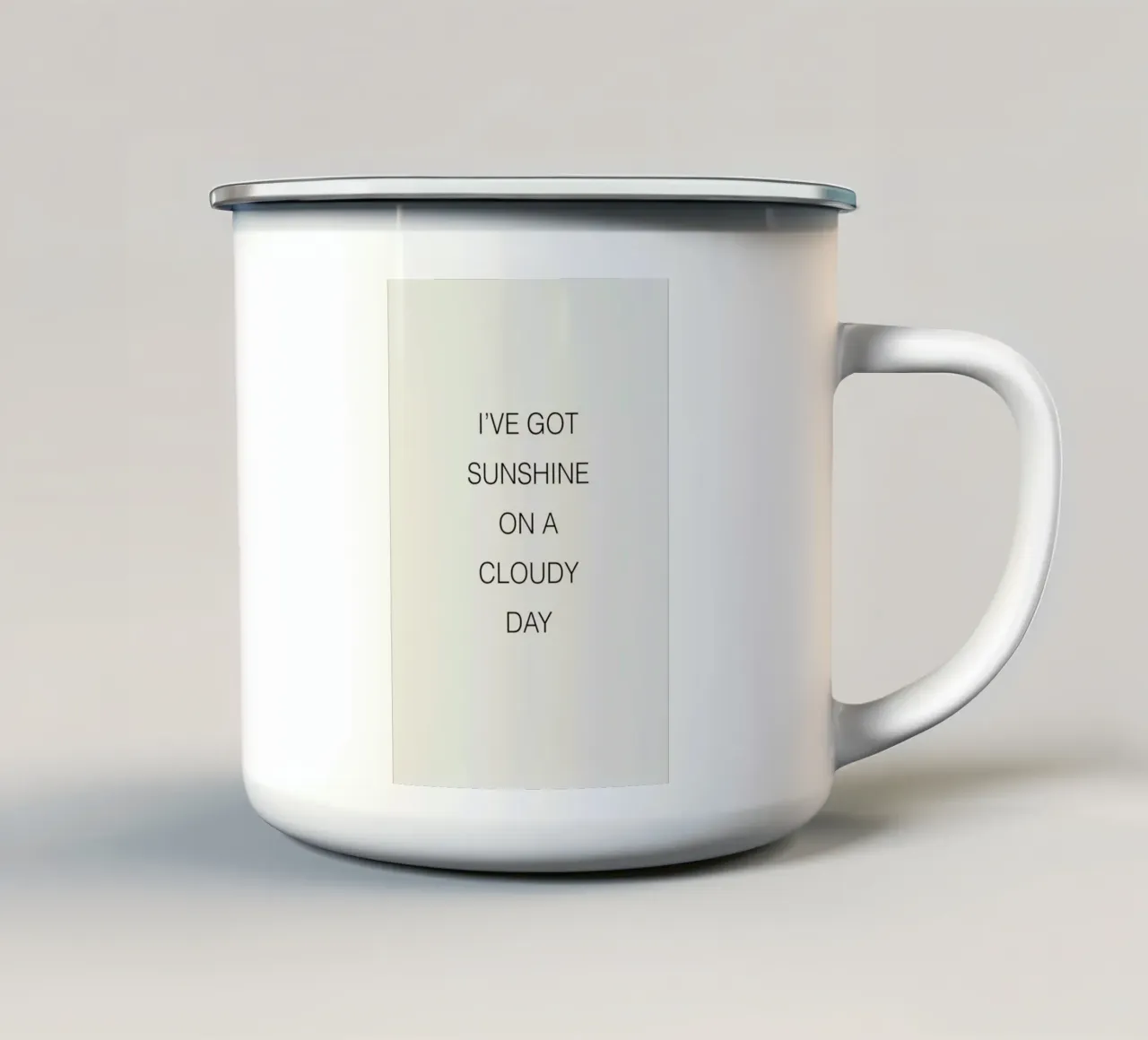 I've Got Sunshine tazza in smalto da Studio One