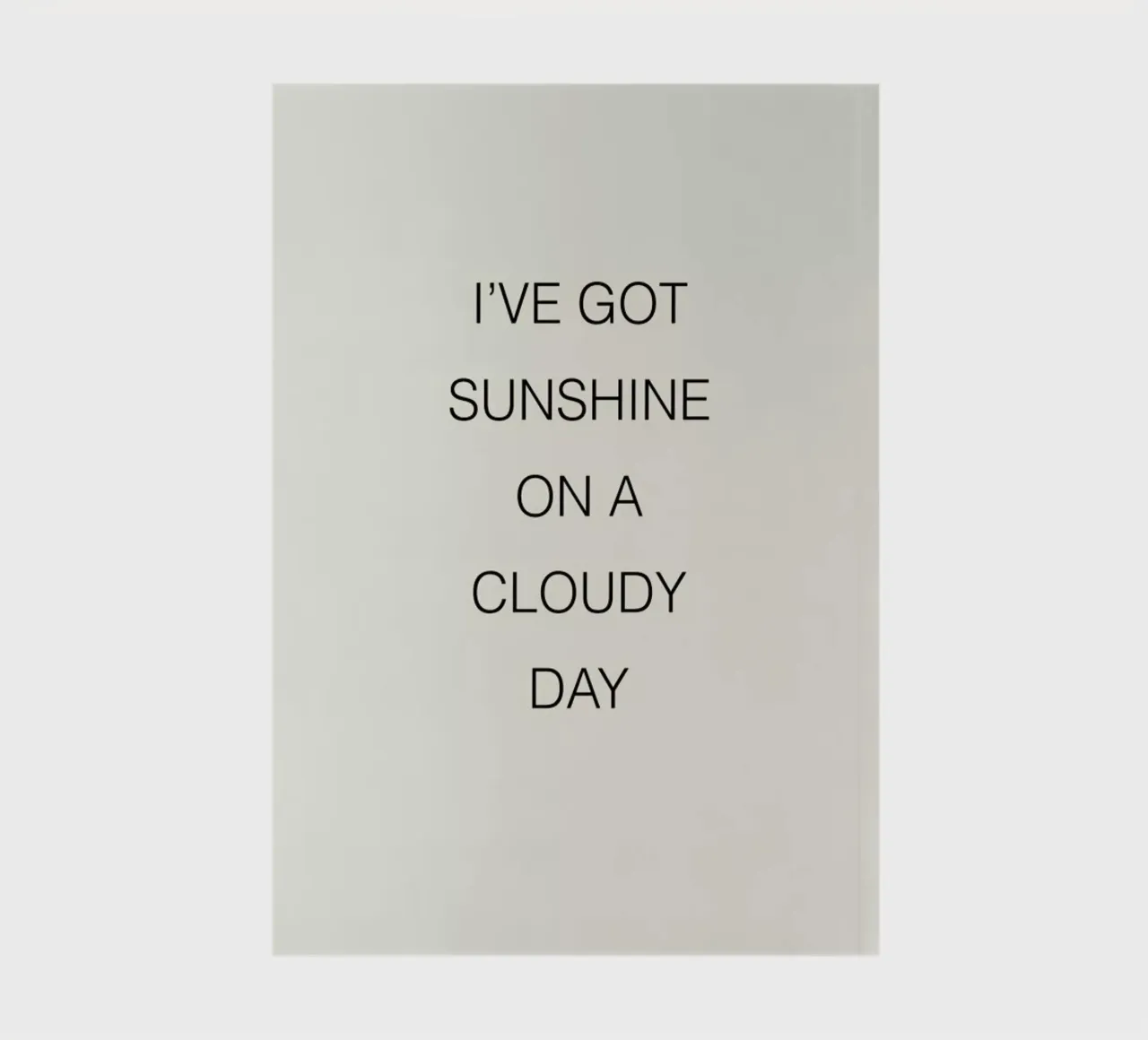 I've Got Sunshine notebook by Studio One