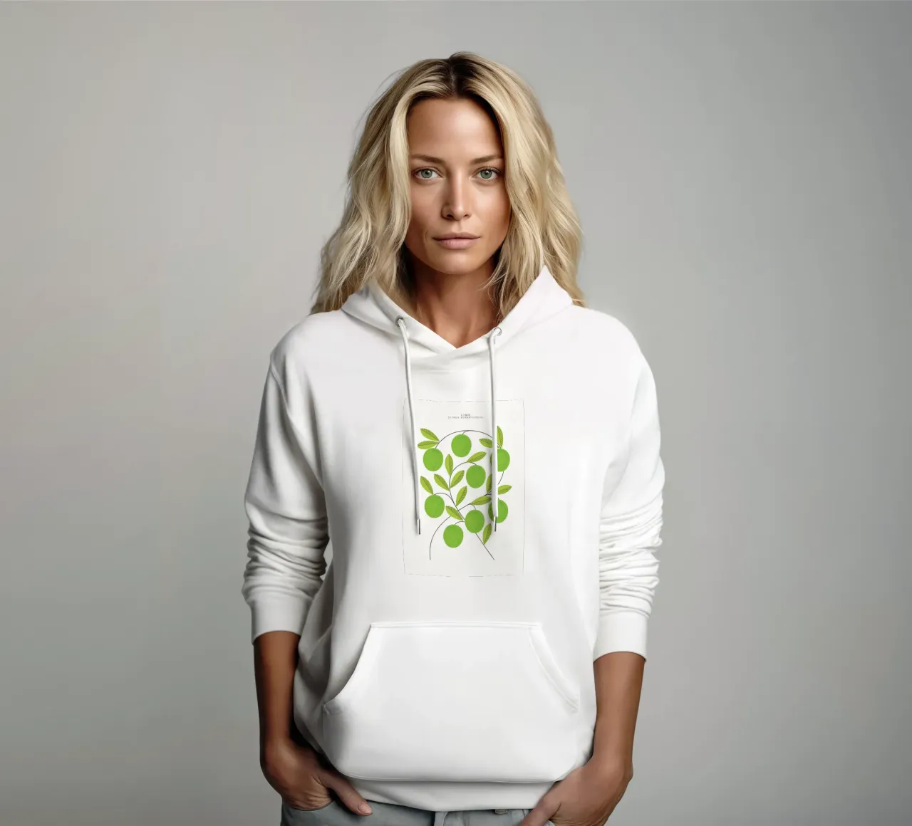 Limas Print sudadera con capucha de khoaimi