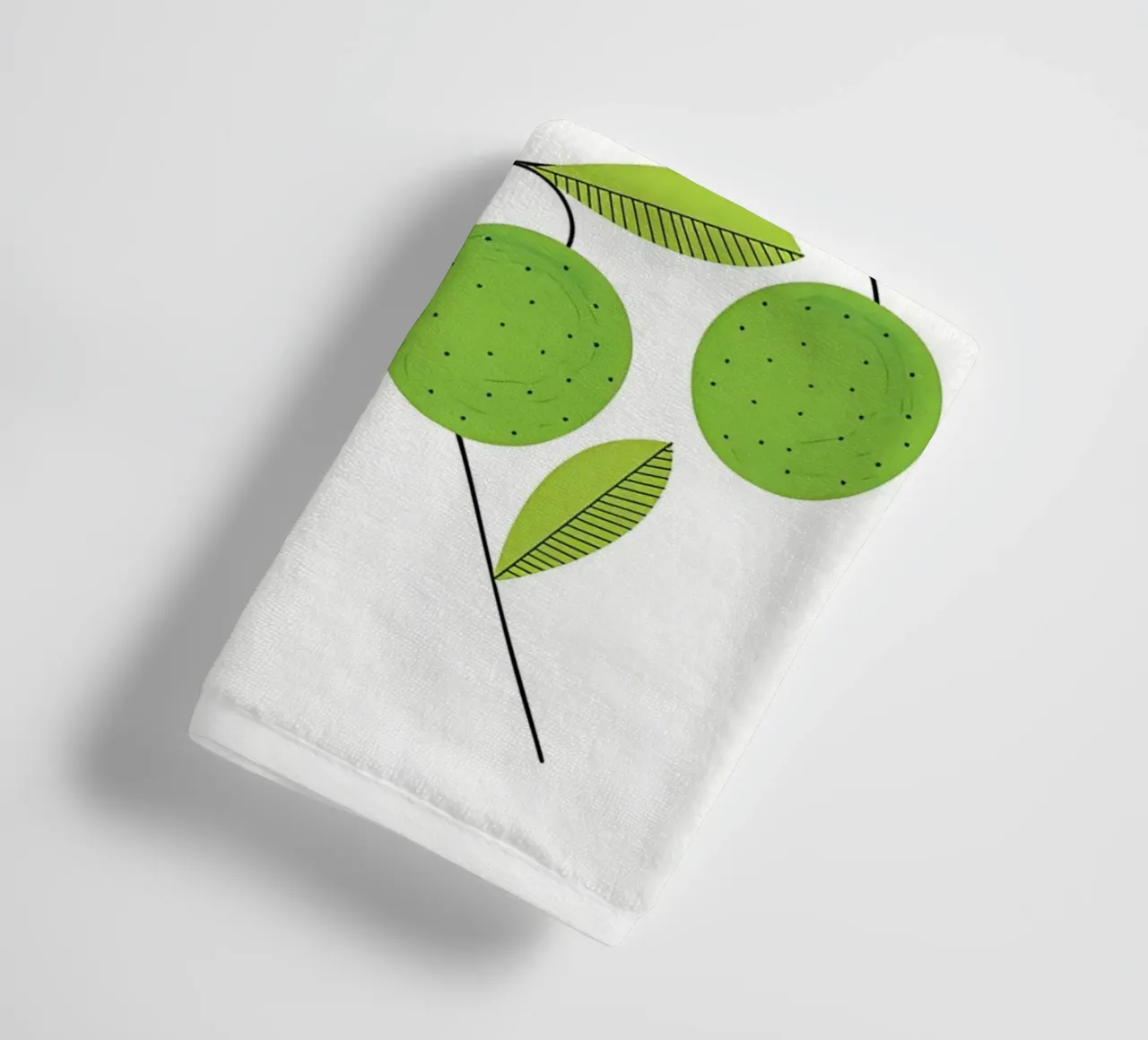 Limes Print towel by khoaimi