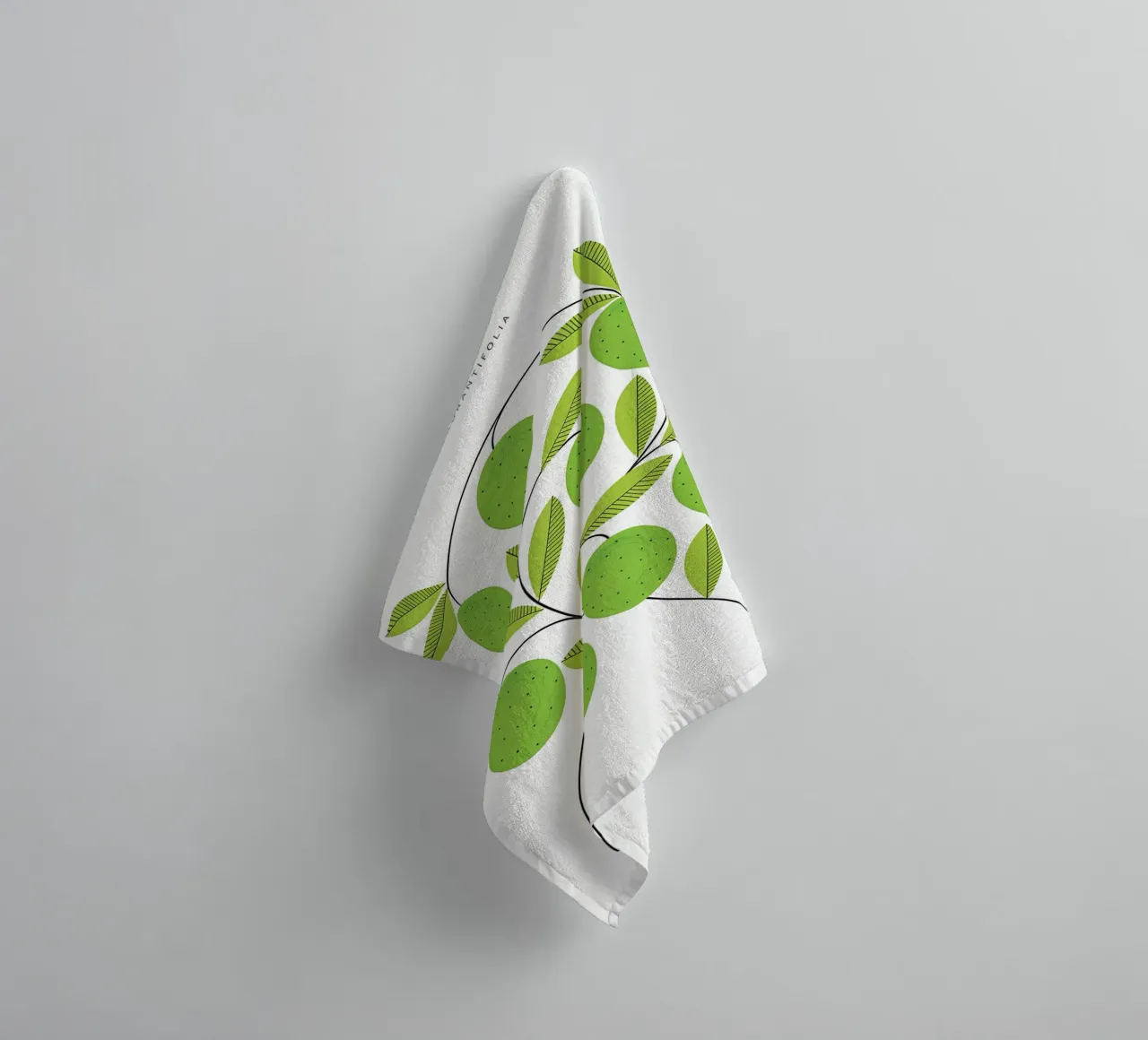 Limes Print towel by khoaimi