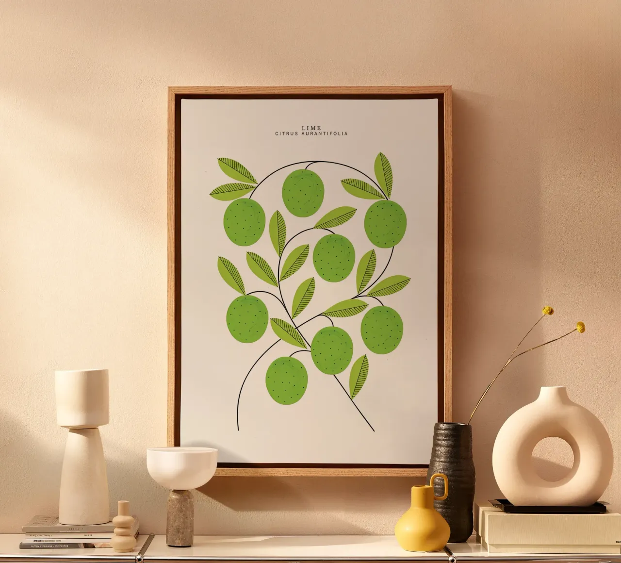 Limes Print canvas by khoaimi