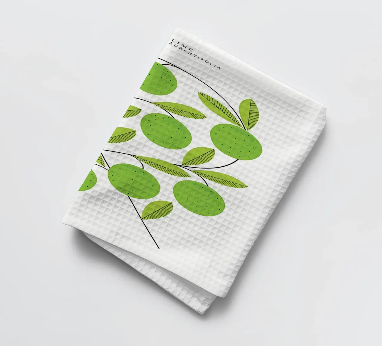 Limes Print torchon de khoaimi