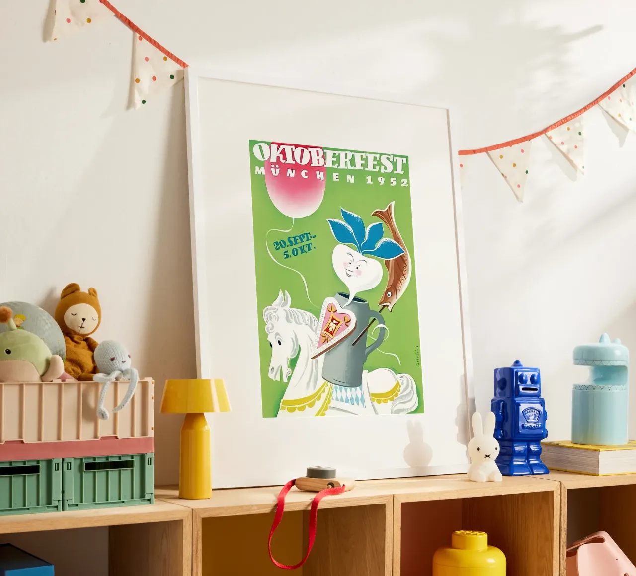 Oktoberfest poster con telaio in alluminio da mitaco