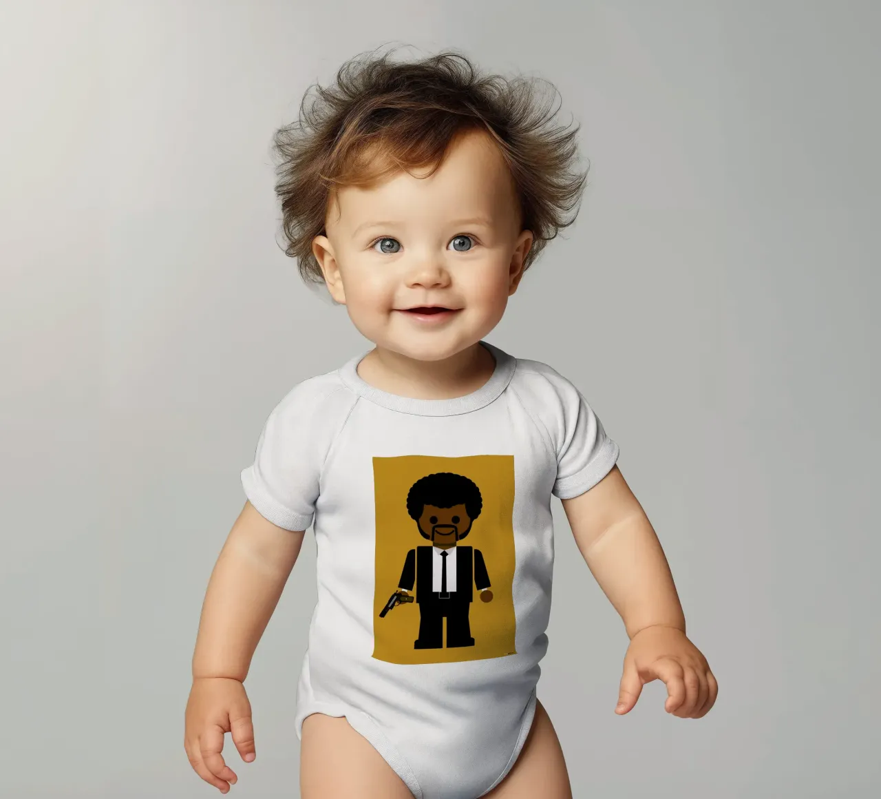 Pulp Fiction Toy 02 body neonato maniche corte da Rafa Gomes