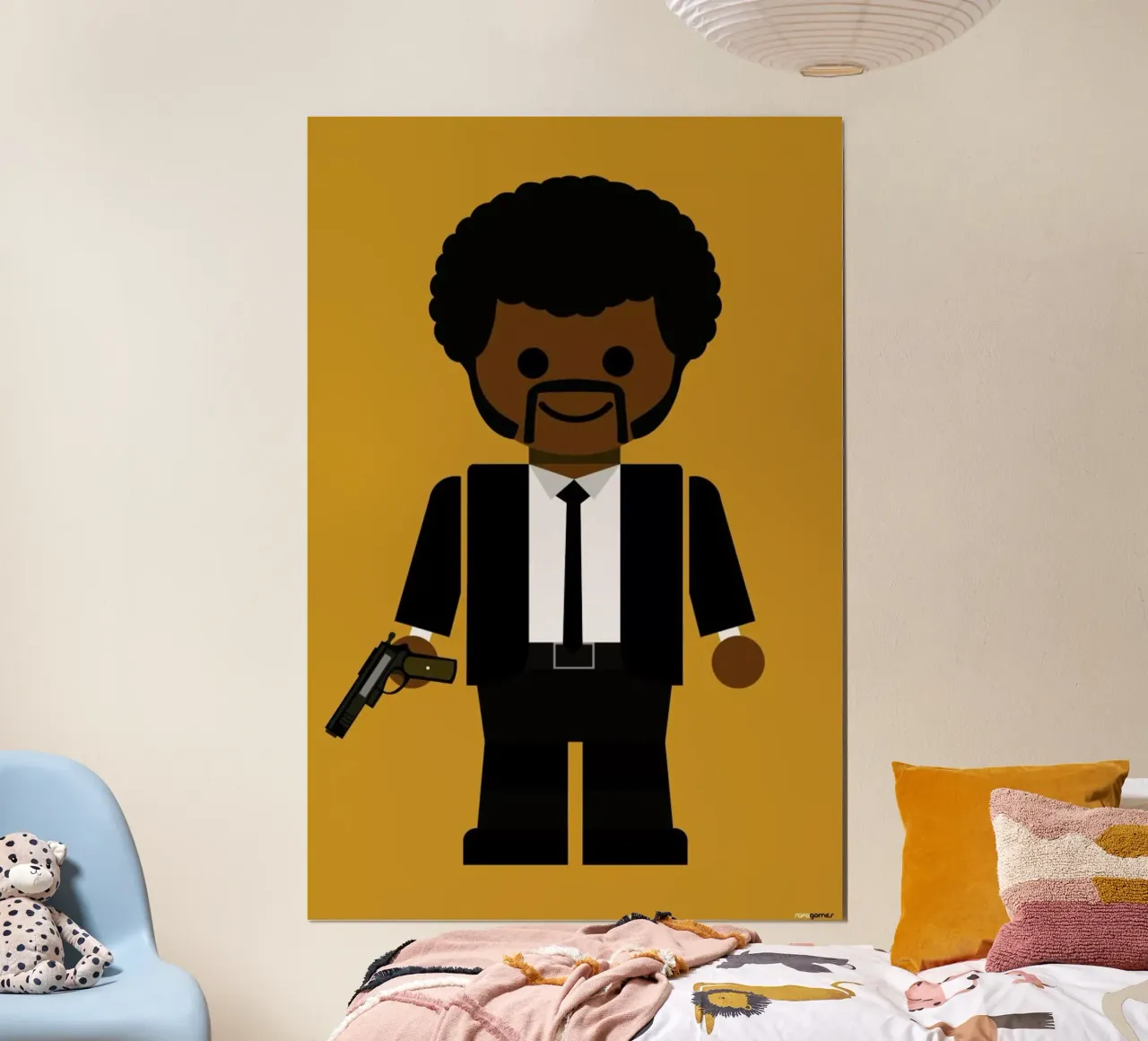 Pulp Fiction Toy 02 carta hahnemühle da Rafa Gomes
