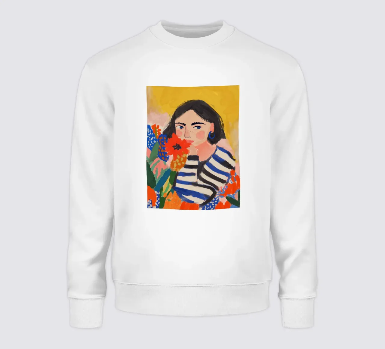 Cheeky In Bloom felpa da treechild