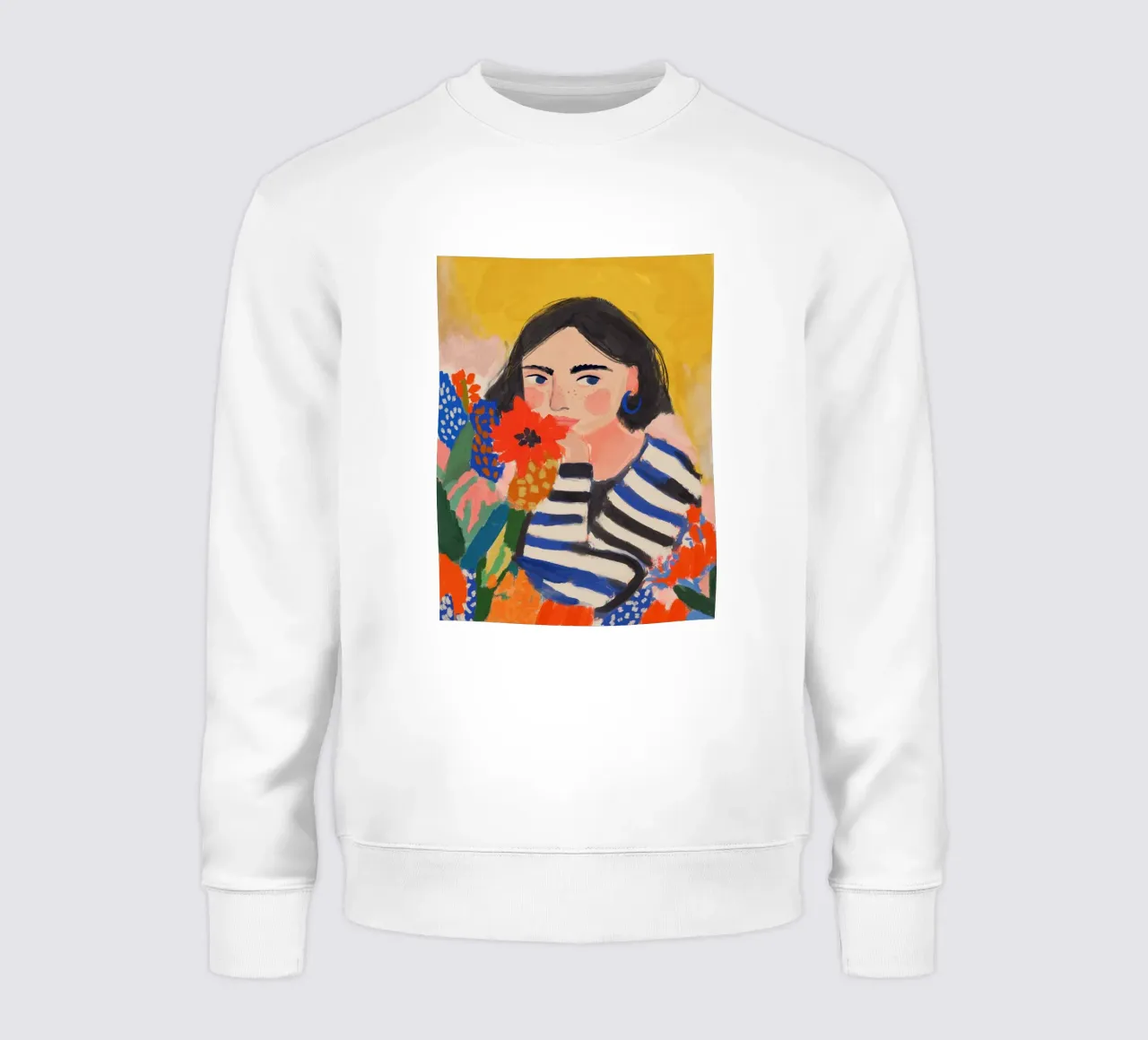 Cheeky In Bloom felpa da treechild