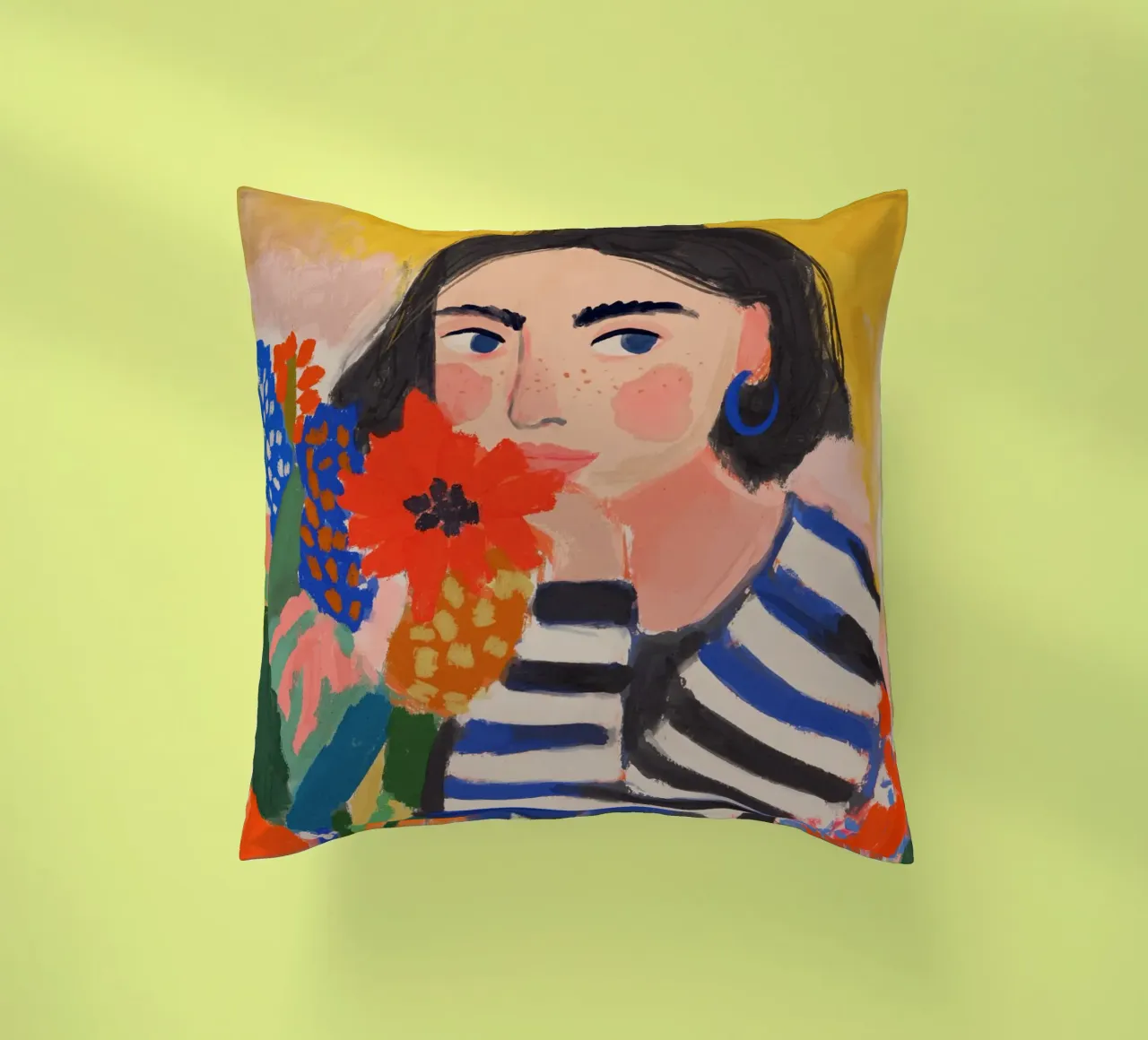 Cheeky In Bloom cuscino da treechild