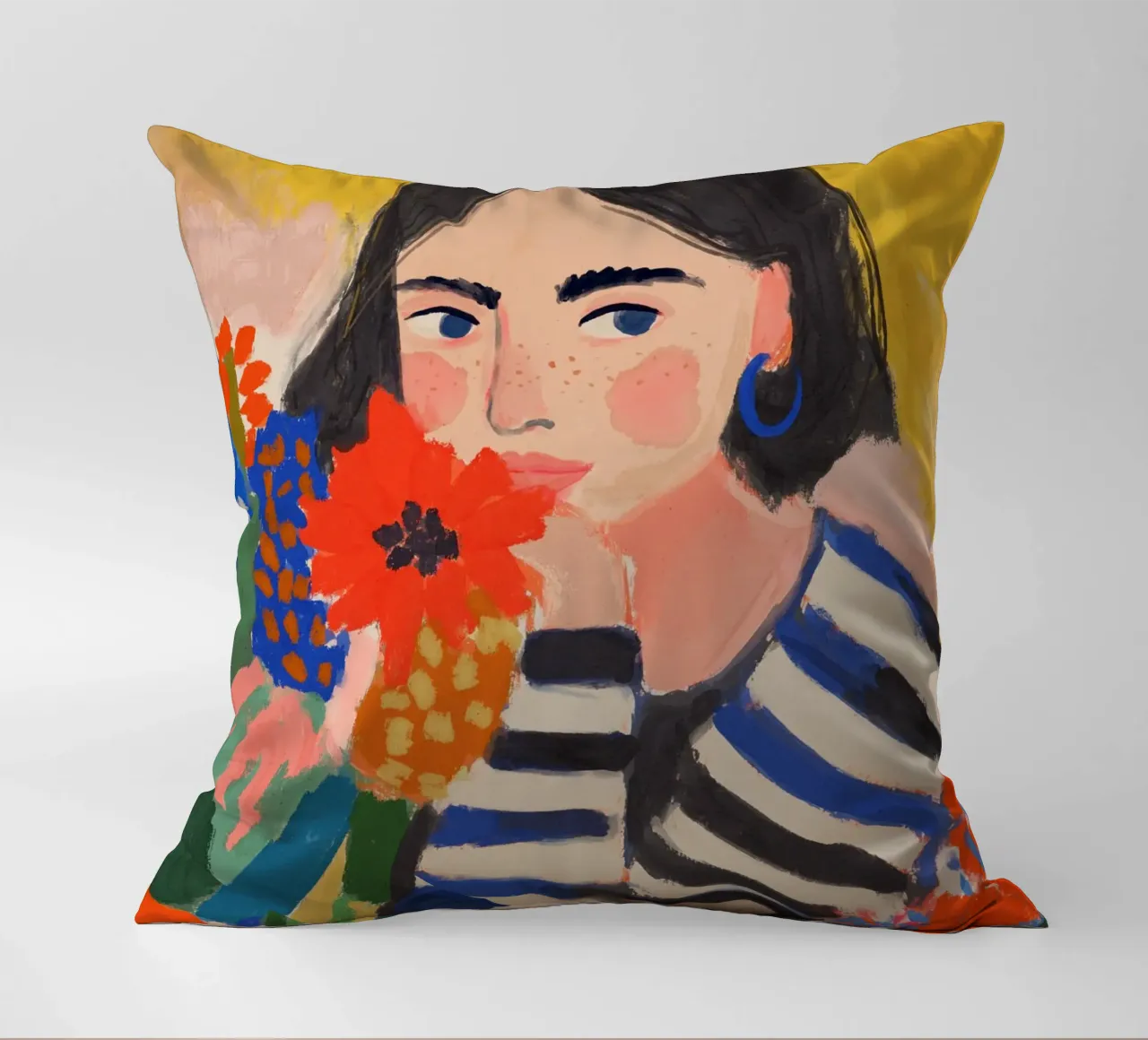 Cheeky In Bloom cuscino da treechild