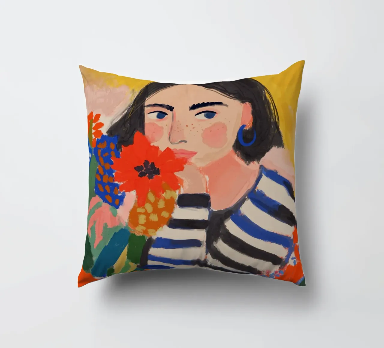 Cheeky In Bloom cuscino da treechild