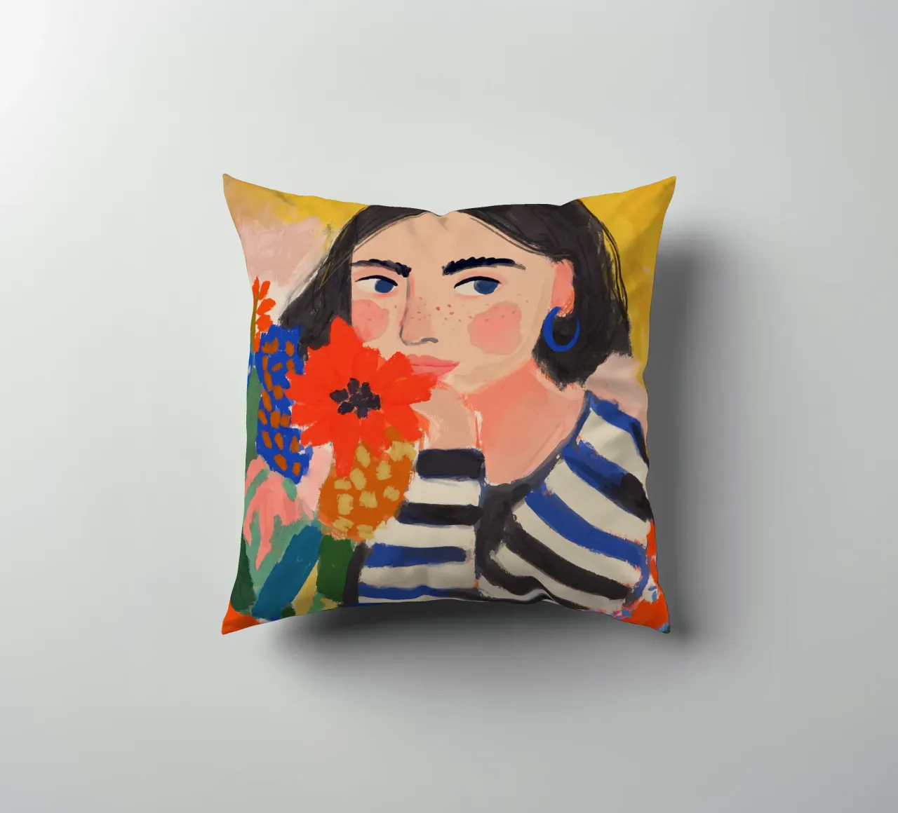 Cheeky In Bloom cuscino da treechild