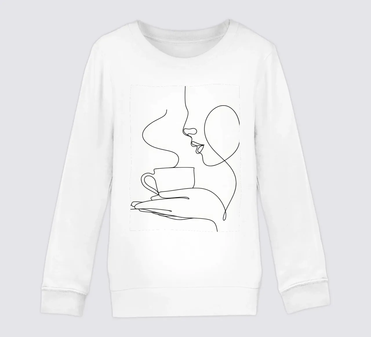 arte minimale felpa bambino da diadang