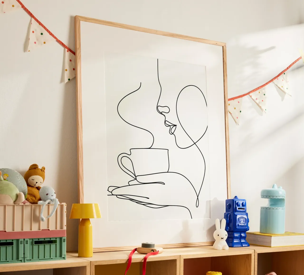arte minimale poster con telaio in plastica da diadang