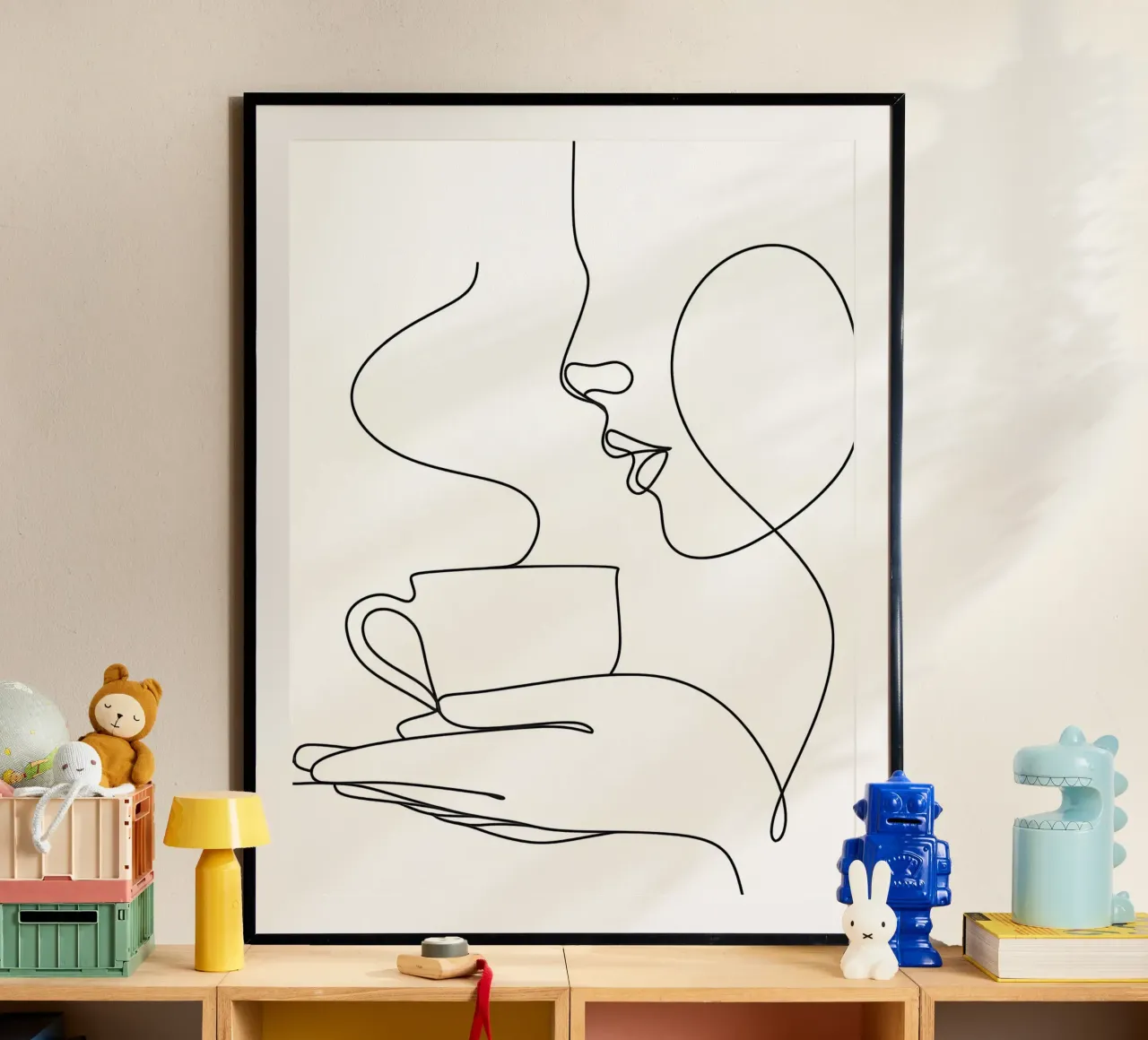 arte minimale poster con telaio in plastica da diadang