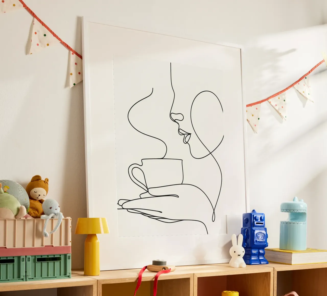 arte minimale poster con telaio in plastica da diadang